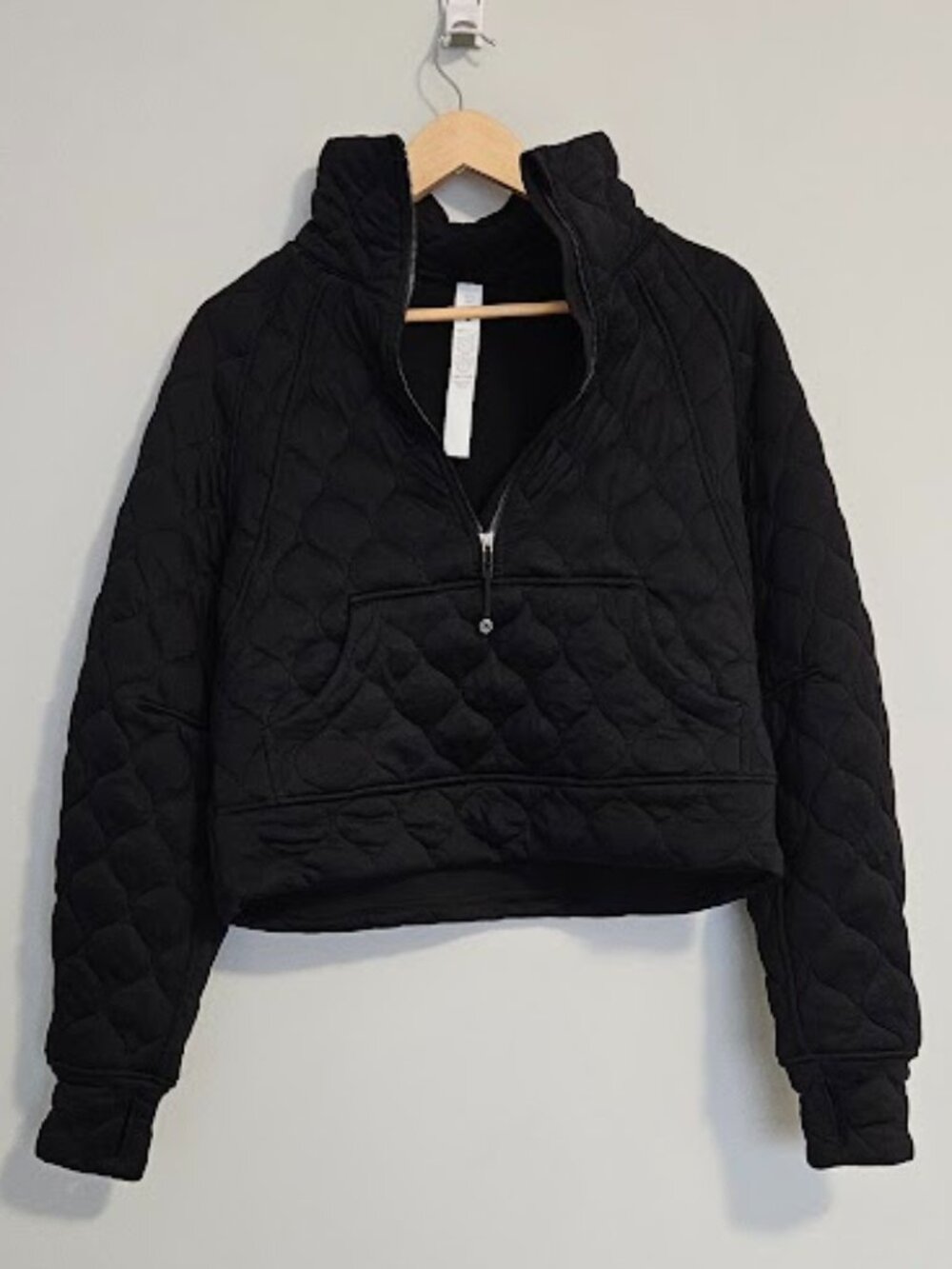 Lululemon Cropped Scuba Oversized Quilted Half Zip - Size XS/S NWOT